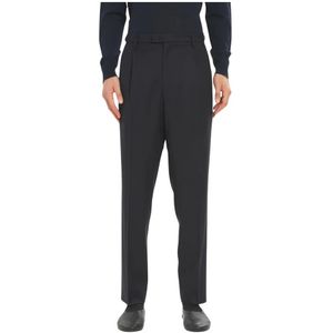 Barena Venezia, Heren, Broeken, Blauw, Maat: S Wol,