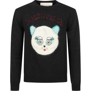 Valentino Garavani, Heren, Truien, Zwart, Maat: L Katoen,