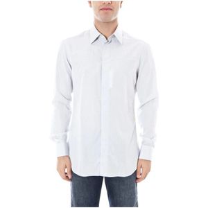 Armani, Heren, Overhemden, Grijs, Maat: L