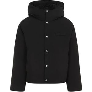 Jacquemus, Heren, Jassen, Zwart, Maat: M Polyamide,