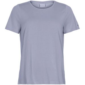 IN Front, Dames, Tops, Blauw, Maat: S Modal,