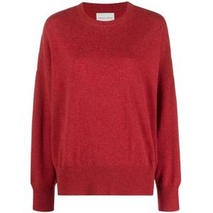 Loulou Studio, Dames, Truien, Rood, Maat: L Kasjmier,
