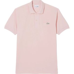 Lacoste, Heren, Tops, Roze, Maat: XL Piqué,