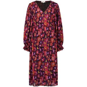 Fabienne Chapot - Pauline LS Jurk - Rood - Midi-jurk - Dames