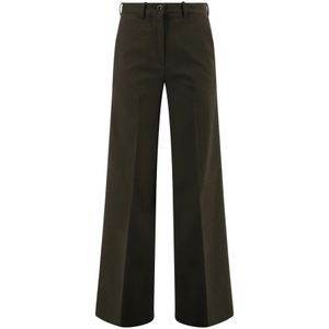 Nine In The Morning, Dames, Broeken, Groen, Maat: W30 Katoen,