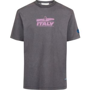 Iceberg - T-shirt met Print - Grijs - Heren - Katoen