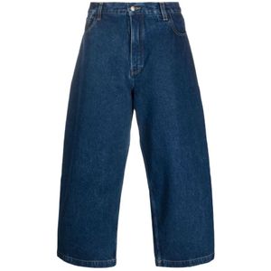 Studio Nicholson, Heren, Jeans, Blauw, Maat: S Denim,