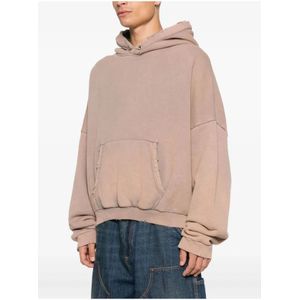 Stay Human ON Earth, Heren, Sweatshirts & Hoodies, Roze, Maat: M