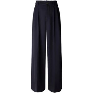 Soeur, Dames, Broeken, Blauw, Maat: M Wol,