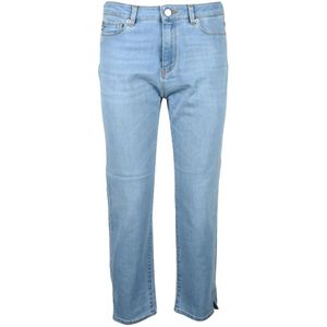 Love Moschino, Dames, Jeans, Blauw, Maat: W30 Katoen,