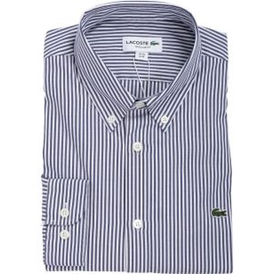 Lacoste, Heren, Overhemden, Blauw, Maat: 4XL