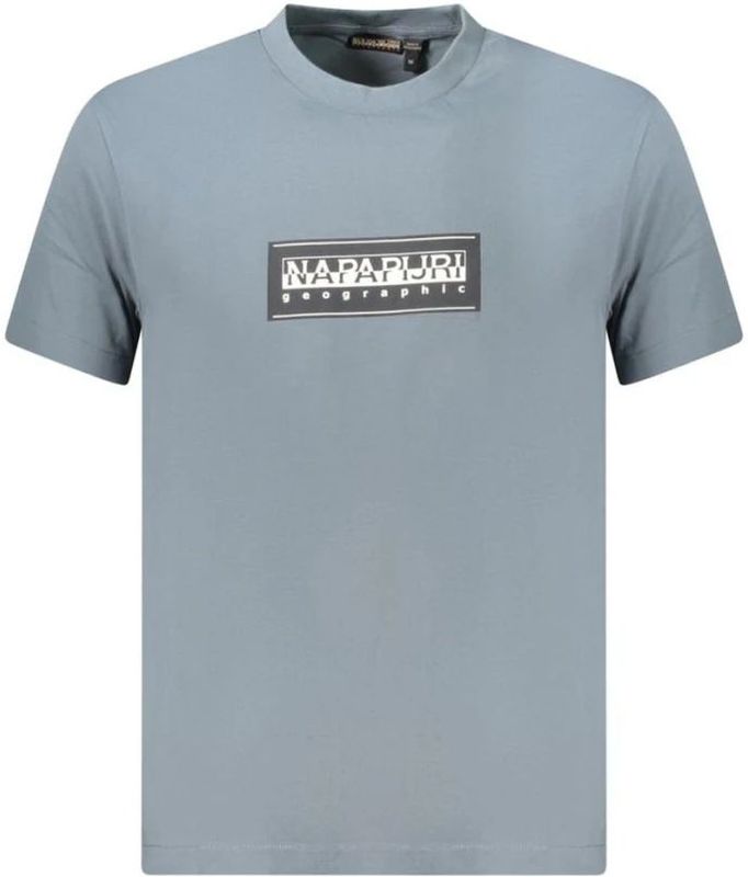 Napapijri - Box Logo - T-shirt - Katoen - Korte Mouwen