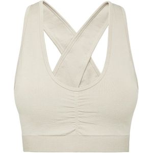 Plein Sport - Seamless Wide Straps - Sport BH - Grijs - Lichtgewicht