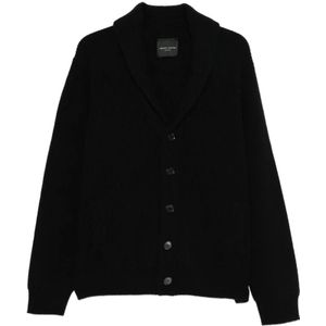 Roberto Collina, Heren, Truien, Zwart, Maat: L