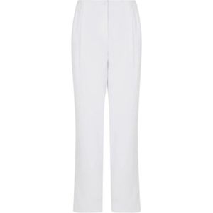 Giorgio Armani, Dames, Broeken, Wit, Maat: XS Poliester,