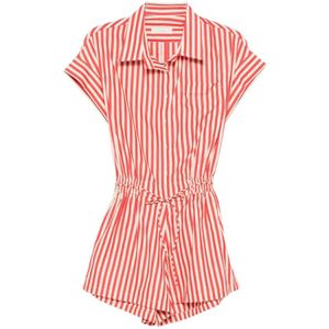 Faithfull the brand, Dames, Jumpsuits & Playsuits, Rood, Maat: M Katoen,