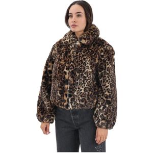 Levi's - Elle Sherpa Jas - Veelkleurig - Katoen - Warm - Ritssluiting