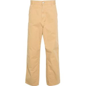 Carhartt Wip, Heren, Broeken, Geel, Maat: W28 Katoen,