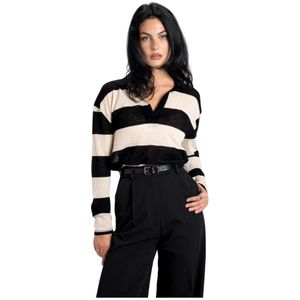 Guaja., Dames, Truien, Zwart, Maat: XS