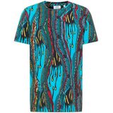 Carlo Colucci - Gebreid T-shirt met Print - Veelkleurig - 3D-gebreid