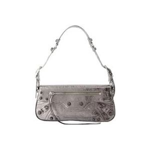 Leather balenciaga-bags , Gray , Dames , Maat: ONE Size