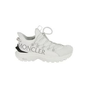 Moncler Witte Trailgrip Lite2 Lage Top Sneakers , White , Dames , Maat: 39 EU