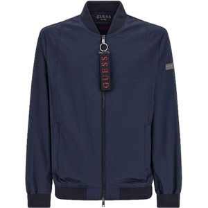 Guess, Heren, Jassen, Blauw, Maat: XS Spandex,