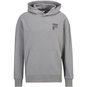 Fila, Heren, Sweatshirts & Hoodies, Grijs, Maat: L Katoen,