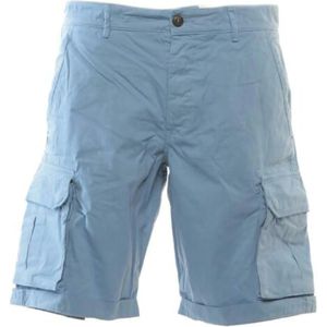 40Weft, Heren, Korte broeken, Blauw, Maat: 2XS Katoen,