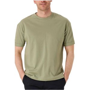 Drykorn, Heren, Tops, Groen, Maat: 2XL Katoen,