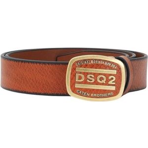 Dsquared2, Dames, Accessoires, Bruin, Maat: L Leer,