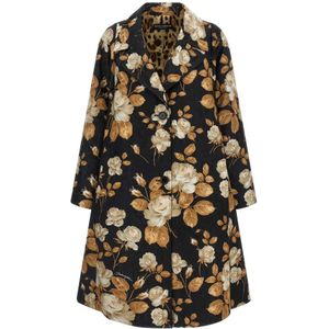Dolce & Gabbana, Dames, Mantels, Veelkleurig, Maat: 2XS Katoen,