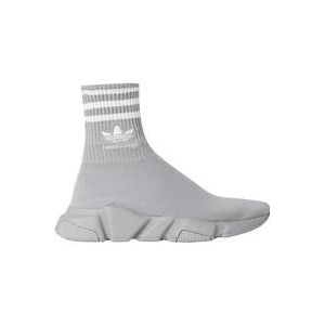 Balenciaga Innovatieve Gebreide Speed Sneakers , Gray , Heren , Maat: 45 EU