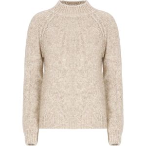 K-Way, Dames, Truien, Beige, Maat: M