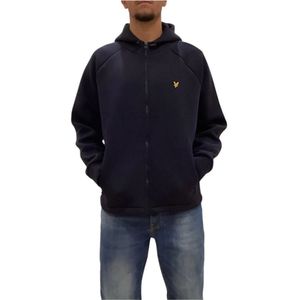 Lyle & Scott, Heren, Sweatshirts & Hoodies, Blauw, Maat: S