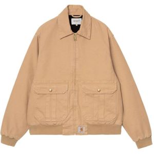 Carhartt Wip, Heren, Jassen, Bruin, Maat: S