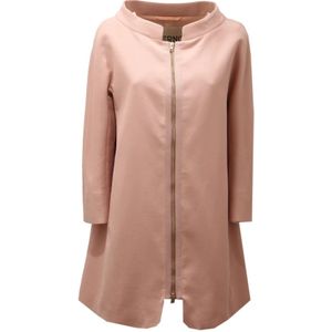 Herno, Dames, Mantels, Roze, Maat: M Katoen,
