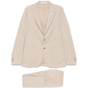 Tagliatore, Heren, Pakken, Beige, Maat: XL