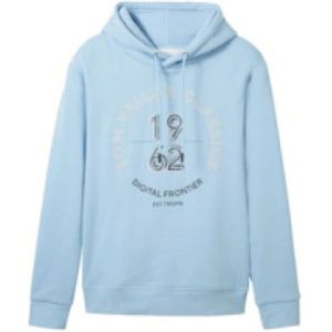 Tom Tailor, Heren, Sweatshirts & Hoodies, Blauw, Maat: M