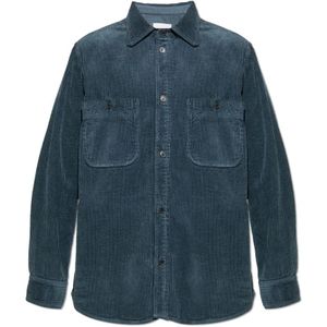 Isabel Marant, Heren, Overhemden, Blauw, Maat: S Katoen,