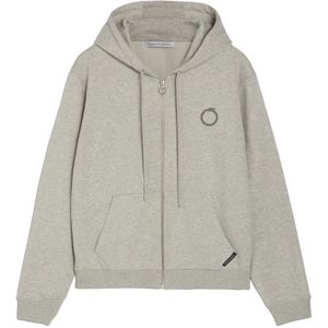 Trussardi, Heren, Sweatshirts & Hoodies, Grijs, Maat: S Katoen,