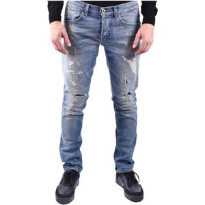 Dondup, Heren, Jeans, Blauw, Maat: W34 Katoen,