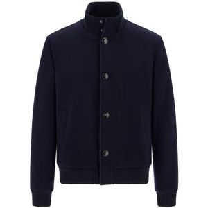 Boggi Milano, Heren, Jassen, Blauw, Maat: S Nylon,