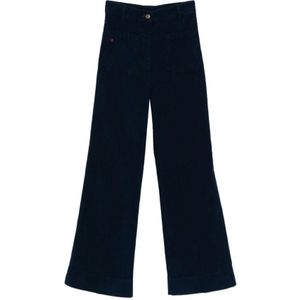 Victoria Beckham, Dames, Jeans, Blauw, Maat: W27 Corduroy,