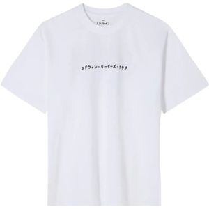 Edwin - Fall T-shirt - Wit - Heren - Katoen