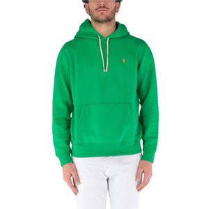 Polo Ralph Lauren, Heren, Sweatshirts & Hoodies, Groen, Maat: S Katoen,