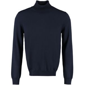 THE (Alphabet), Heren, Truien, Blauw, Maat: M Wol,