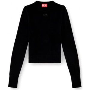 Diesel, Dames, Truien, Zwart, Maat: XS Wol,