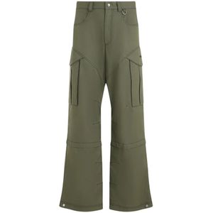 Off White, Heren, Broeken, Groen, Maat: M Katoen,