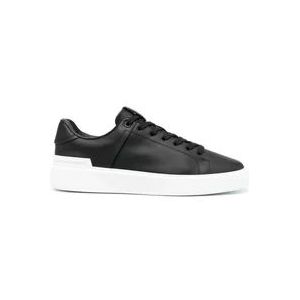 Balmain Zwarte Sneakers Ss24 Herenschoenen , Black , Heren , Maat: 40 EU